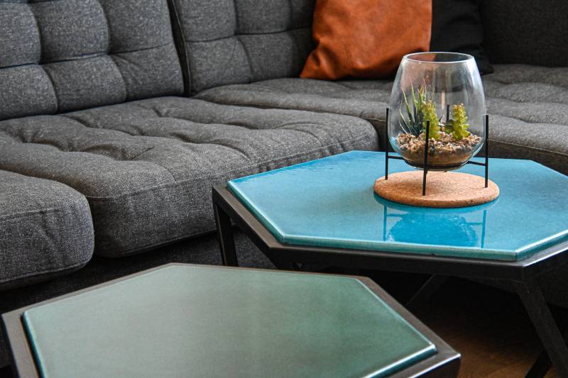 Table de salon couleurs