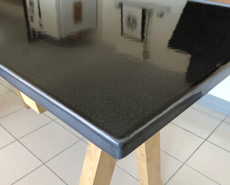 table haute couleur gris ardoise