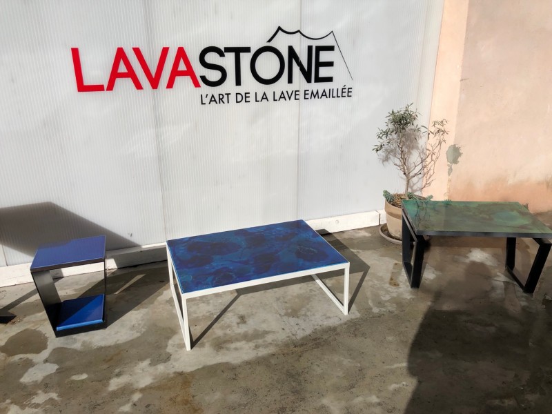 Mobilier haut de gamme MELI MELO, table basse enchassée et unique à Bordeaux