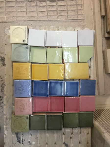 carreaux lave émaillée