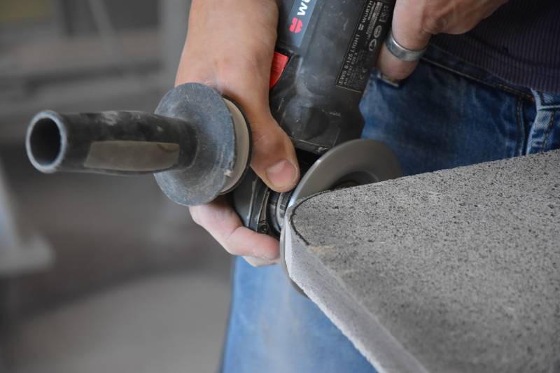 Bruno Garcia au façonnage à Toulon