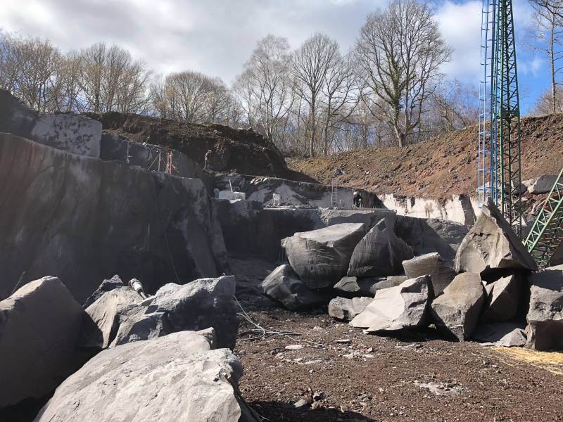 Les carrières à Volvic