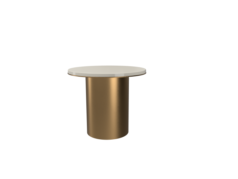 Table basse Ginka en pierre de lave émaillée