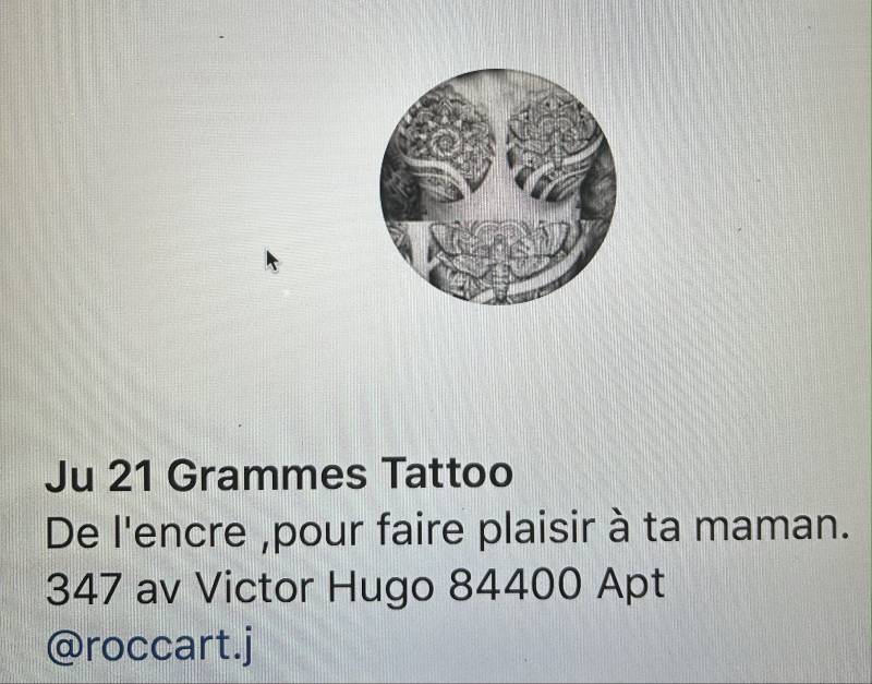 Tattoo APT Vaucluse 21 Grammes Tattoo