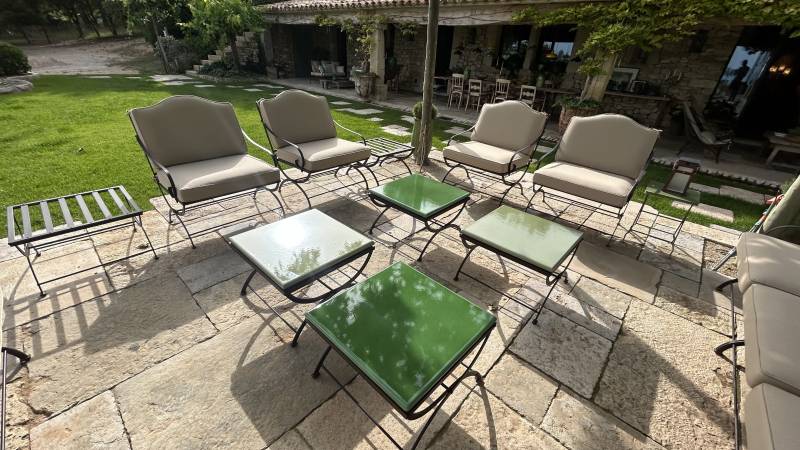 Tables basse lave émaillée GORDES VAUCLUSE