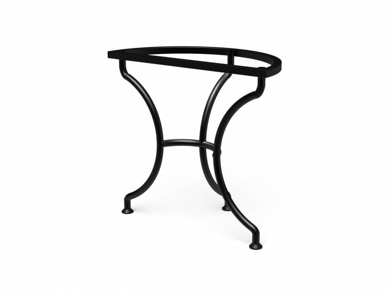 console en pierre de lave émaillée