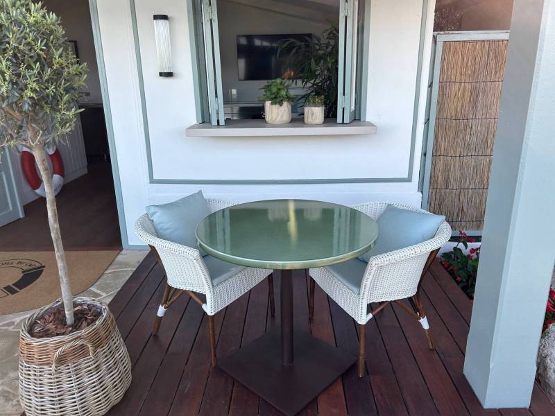 Piétement métal BISTROT MODERNE forme carrée fabriqué à Toulon