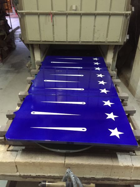 Réalisation de 3 BLASONS pour la Mairie d'Eguilles dans le sud de la France vers Marseille