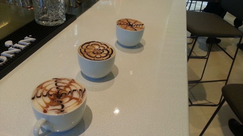 Lave émaillée blanc pour les sirops MONIN