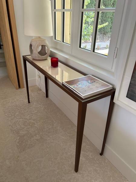 console d'intérieure moderne en lave émaillée