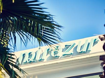 tables pour le restaurant le mirazur à Menton