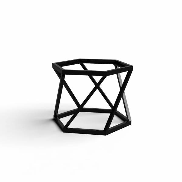 Pied design Hexa Lava sur mesure