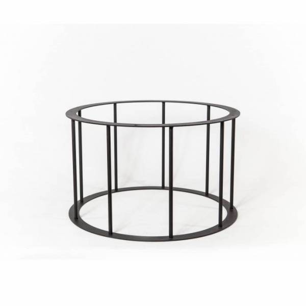 Pied de table CARROUSEL pour table basse ronde en pierre de lave émaillée pour salon, canapé, coffee table ou table de chevet