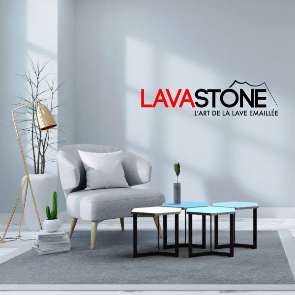 Table basse légère et design LAVA BEE proposée à l'unité ou en lot livrée au Luxembourg 