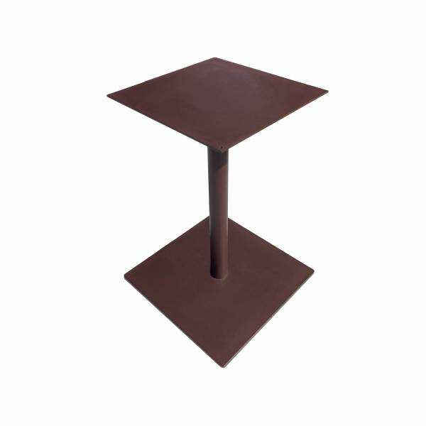 Pied de table en métal forme carré pour restauration