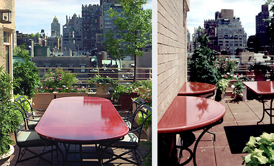 Table et consoles en lave émaillée Spielberg