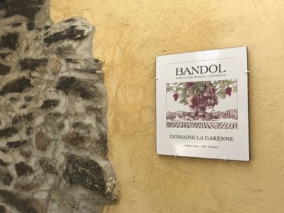 plaque de rue en lave émaillée