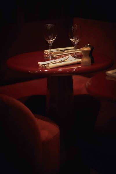 table bistrot en lave émaillée