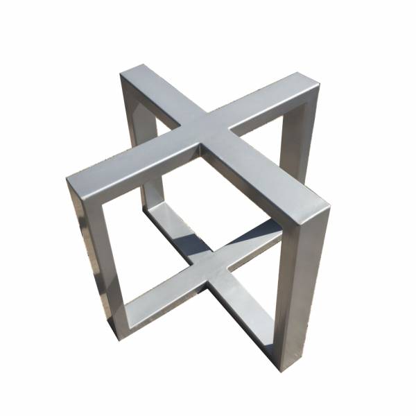 pied de table en métal pour table en lave émaillée ronde ou carré