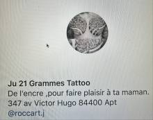 Tattoo APT Vaucluse 21 Grammes Tattoo