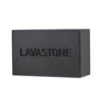 Boite de conditionnement pour échantillon en pierre de lave émaillée