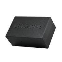 Boite de conditionnement pour échantillon en pierre de lave émaillée